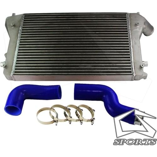 Intercooler + Silicone hose / pipe / piping (Version 2) kits for VW 06-10 VW GTI Golf Turbo V MK5 2.0T FMIC Red