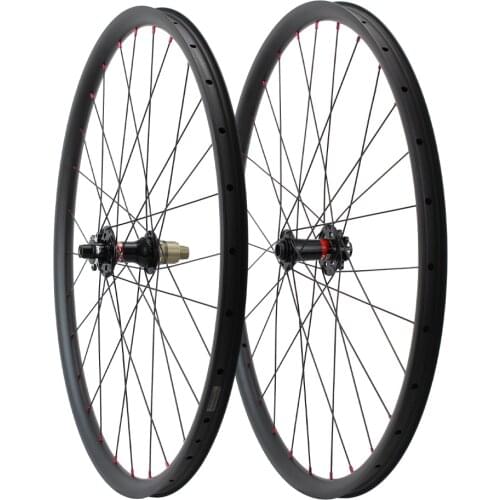 Boost mtb wheels 29er carbon mtb wheels 29 tubless weels 110x15 148x12 wheel 27.4mm Asymmetry 1400g UD matte mtb 29 wheels