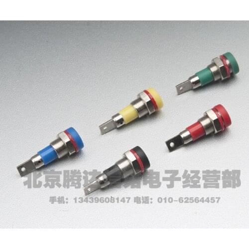 Kt4a66 socket 4 terminal block laboratory table electronic connector 4mm test block