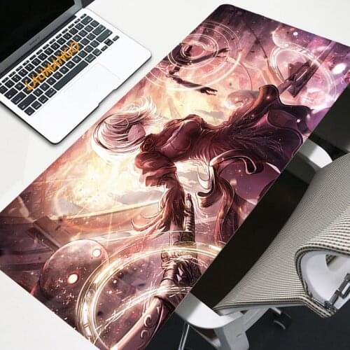 Nier Automata Mouse Pad Gamer Computer Mouse Mat Locking Edge Speed Mousepad Keyboard Desk Mat Anti-slip Natural Rubber carpet