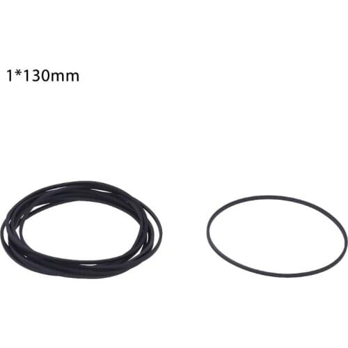 10 Pcs Drive Flat Belts Rubber DVD Cassette Tape Recorder Turntable Strap Belt Cassette Tape Replacement 1mm