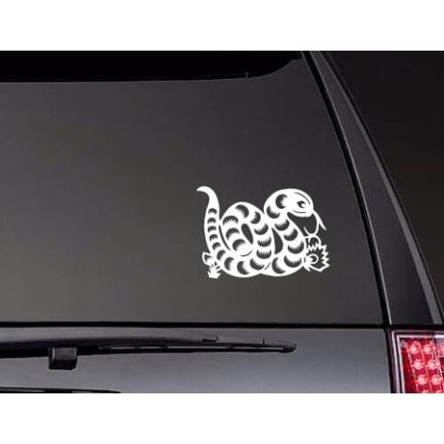 Cute Fuzzy Snake style sticker Car Window Bumper Decor Creative Animals Car Decor New ZP0655