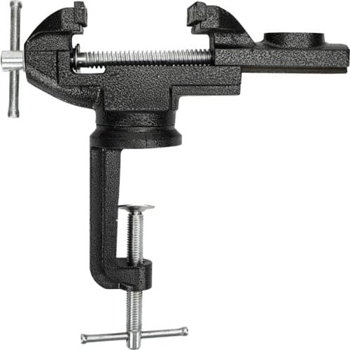 Muliti-Funcational Bench Vise Mini Rotating Tables Screws Vise Bench Clamp Screws Vise for DIY Crafts Mold Fixed Repair Tool TB