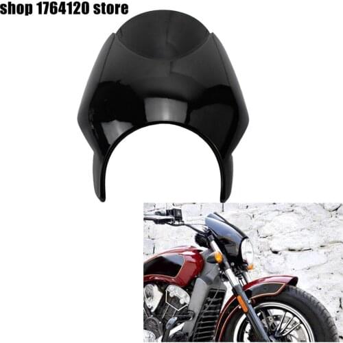 Motorcycle Headlight Fairing Headlamp Cover Windshield Deflector For Indian Scout Sixty 14 15 16 17 18 19 Scout 2015-2019