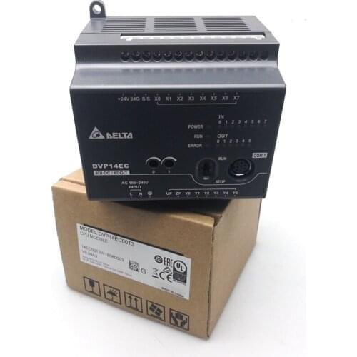 Freeshipping Original Delta DVP14EC00T3 Delta EC3 Series Standard PLC 14 point host 8DI 6DO RS-232 transistor 100-240VAC