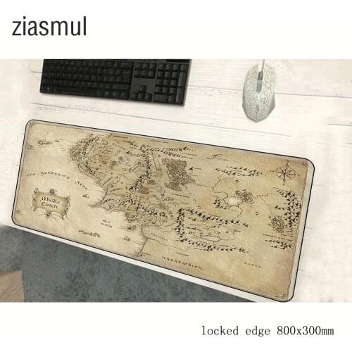 Harry 800*300mm Old Map mouse pad gaming mouse pad large cartoon Anime rubber mouse pad Keyboard Mat Table Mat Halloween Gift