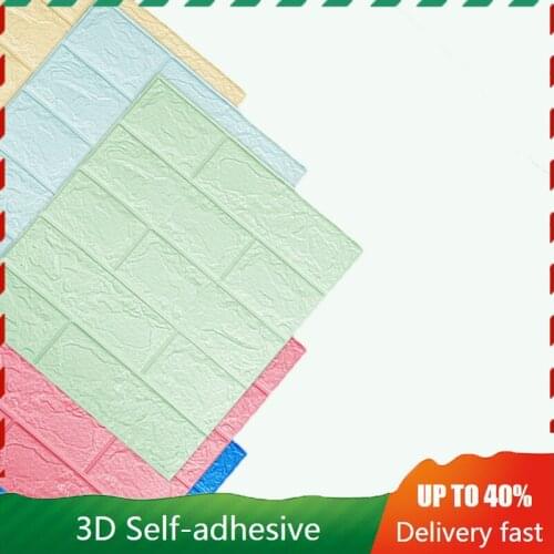 Self Adhesive Waterproof Tv Background Brick Wallpapers 3d Wall Sticker Living Room Wallpaper Mural Bedroom Decorative