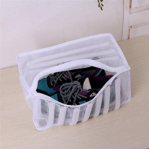 Mesh Shoes Washing Bag Washing Machine Dedicated Washing and Protecting Bag for Sports and Leisure Shoes