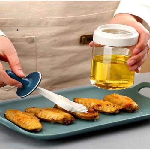 Oil Brushes Silicone Liquid Brush With Bottle Kitchen Baking BBQ Tool Temperature Resistant Accesorios De Cocina Ferramentas