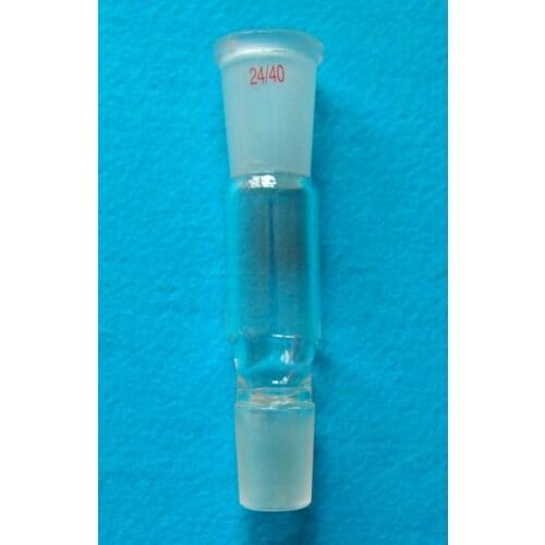 Glass Transfer Bush Adapter with 24/40 Socket Joint and 24/29 Cone Joint
