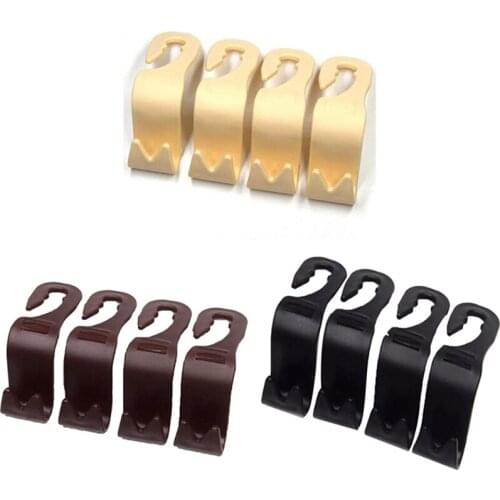 Universal Car Headrest Back Seat Hook Seat Hanger Vehicle Organizer Holder for Handbags Purses Coats and Grocery Bag
