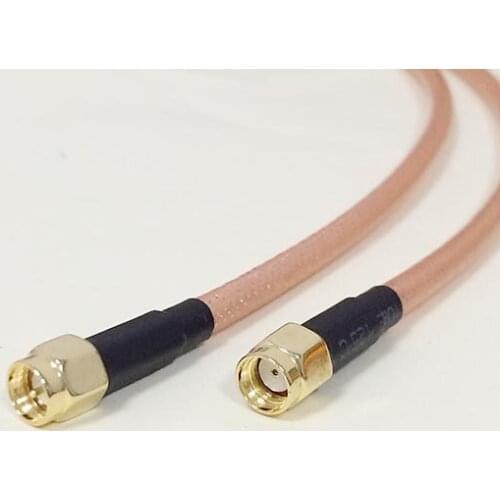 High-quality low-attenuation SMA Male Switch RP-SMA Male Plug RF coax cable RG142 50CM 20" Adapter