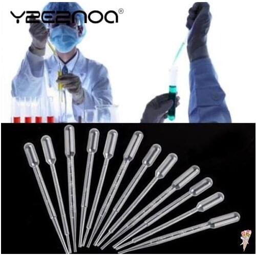 10PCS 3ML Disposable Plastic Eye Dropper Transfer Graduated Pipettes For Silicone Mold UV Epoxy Resin Craft Jewelry Making