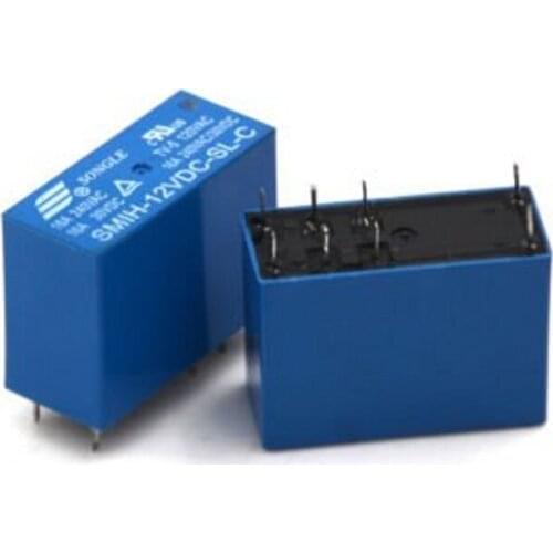 10PCS/lot Power relays SMIH-12VDC-SL-C 12V 16A 8PIN A set of conversions Original Relay