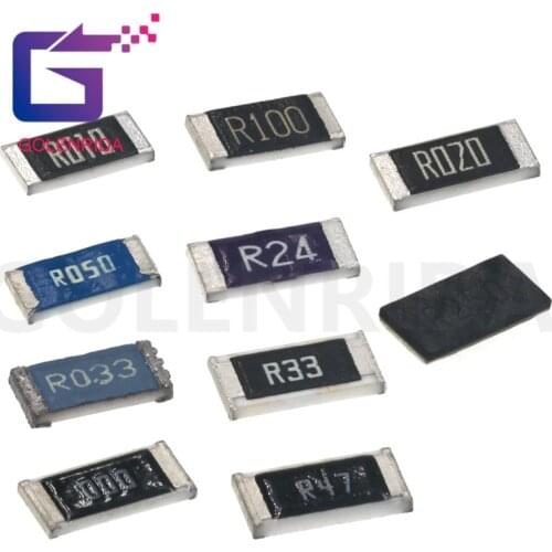 50PCS 2010 3/4W SMD resistor 1% 0.006R 0.01R 0.05R 0.021R 0.033R 0.33R 0.47R 0.24R 0.015R 0.02R 0.04R 0.1R 0.8R 0.11R 0.1R ohm