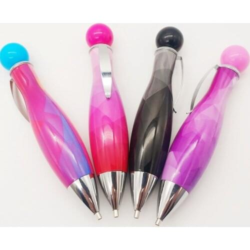 Diamond Painting Pen Cute Bowling Shape Point Drill Pen Diamond Embroidery Accessories Diamond Painting Cross Stitch Tool Kits