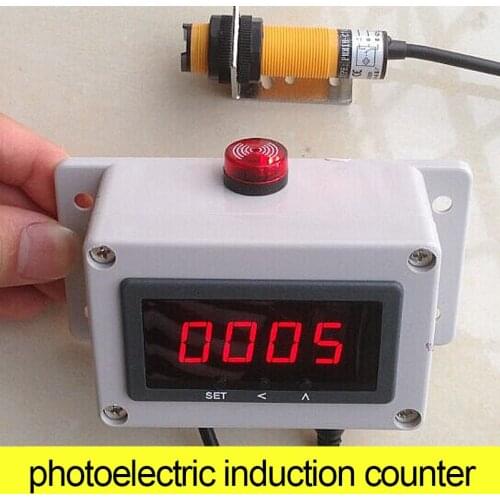 Auto Induction Electronic Counter, Production Line Conveyor Belt Points, Conveyor Equipment Infrared Counting Meter
