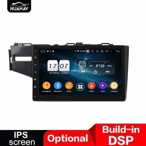 DSP Android 9.0 Car DVD Player GPS navigation For Honda Fit JAZZ 2014-2017 auto radio stereo multimedia player headunit recorder