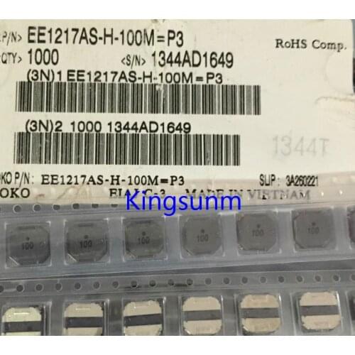 Free shipping 10pcs EE1217AS-H-100M=P3 TOKO 10UH