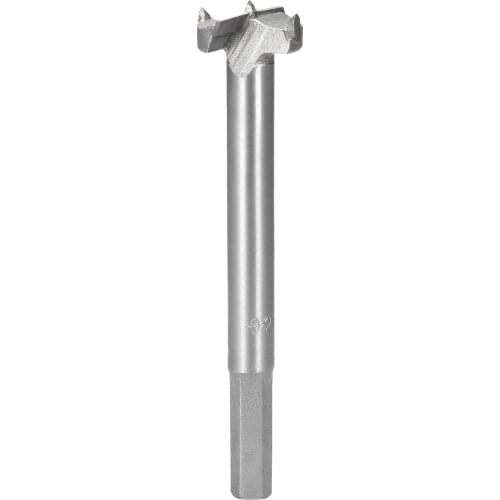 Uxcell Forstner Wood Boring Drill Bit 28mm Dia. Hole Saw Hex Shank Cutting Tool