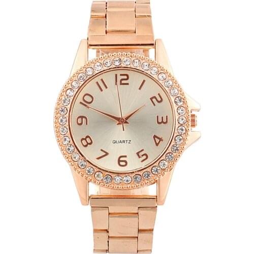 Womens Watches New Luxury Rhinestone Quartz Women Watch Fashion Tricolor Full Steel Ladies Sports Clock Gift Reloj Mujer Часы