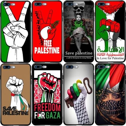 Phone Case for iPhone 5 5s SE 2020 6 6S 7 8 XS XR 11 12 Oneplus 3 5T 6T 7T Pro Max Plus Palestine Flag Map Free Art