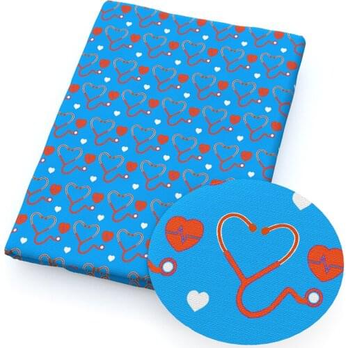 David accessories 50*145cm Health Nurse 100% Cotton Fabric for Sewing Dress Cloth Making DIY Cushion Cover,c11884