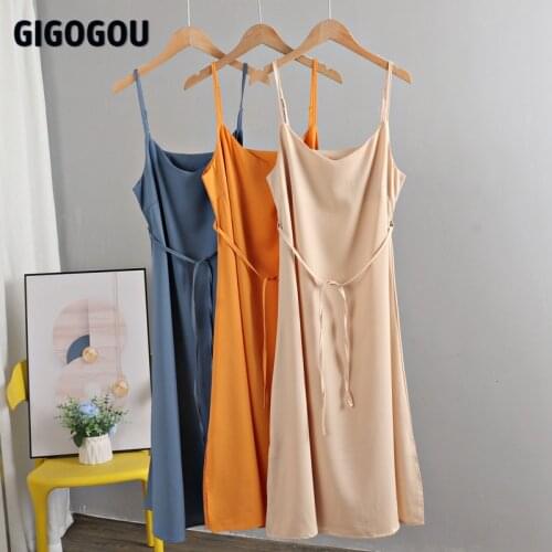 GIGOGOU Sleeveless Summer Dresses