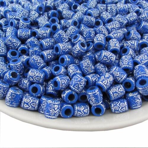 Hot 8 by 9 mm plastic big hole beads with silver lines for beading beads decoration 1500 pcs per lot