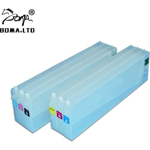 BOMA.LTD 440ML 6 Color With Auto Reset Chip Refill Ink Cartridge For Roland VS420 VS540 VS640 Printer Ink Cartridge