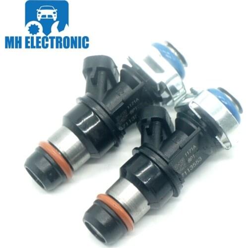 MH Electronic 2PCS/LOT Fuel Injector Nozzle for Hummer H2 for Cadillac Escalade for Chevrolet Express 1500 2500 Savana 17113553