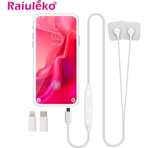 Mobile Phone Massager Electric TENS EMS Therapy Body Muscle Stimulator Massager Digital Therapy Machine 6 Modes Health Care