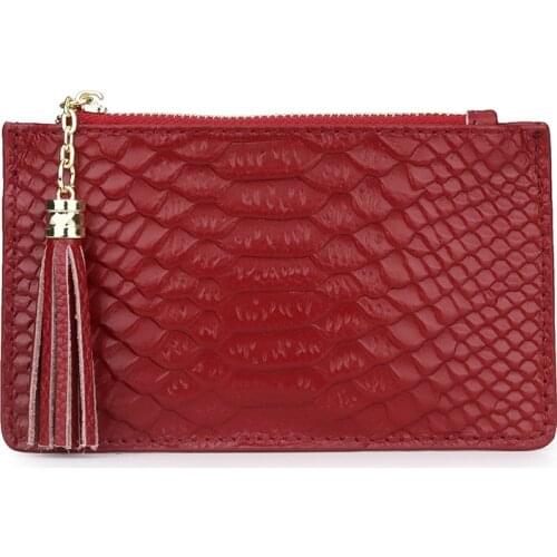 Fashion Practical Women Key Wallet Premium Women Leather Coin Purse Genuine Leather Girls Key Holder Mini Female Wallets