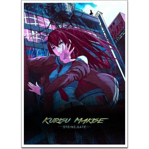 Canvas Poster Kurisu Makise Wall Art Painting Posters and Prints Nordic Wall Pictures for Home Decor No Frame