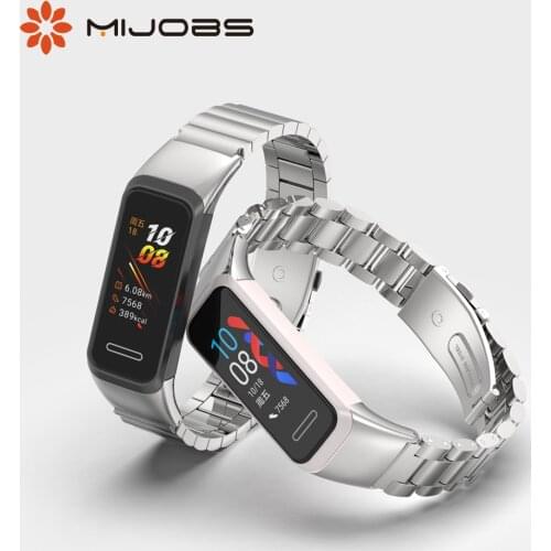 For Huawei Band 4 Strap Metal Wrist Bracelet for Huawei Band 5i Wristbands Stainless Steel Milanese Replacement Accessories