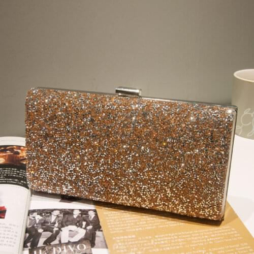 Rhinestone Clutch Bag Women Luxury Gillter Evening Party Purse Box Bag Diamond Female Clutch Crystal Day Wallet Wedding Purse