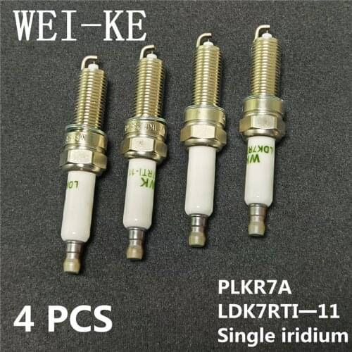 O 4 PCS Iridium Alloy Spark Plug Iraurita Spark Plugs For MERCEDES-BENZ W164 ML350 500 W221 S 350 500 450 PLKR7A