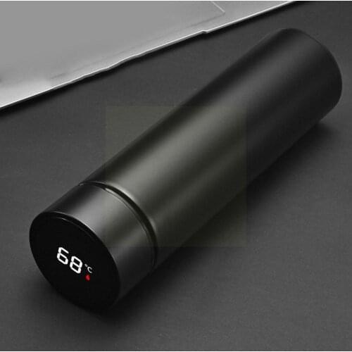 480ml Smart Water Bottle Digital Led Temperature Steel Mugs Display Thermal Cups Intelligent Insulation Coffee S4A6