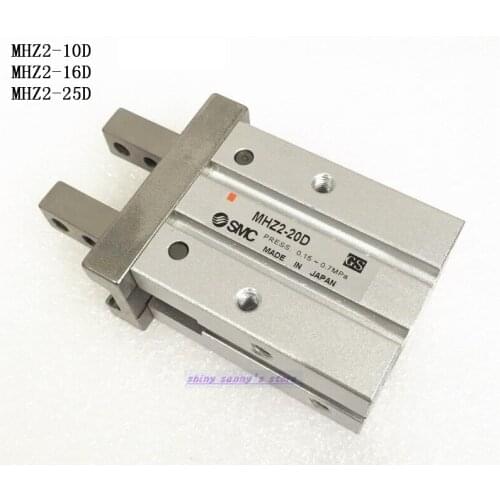 1Pcs MHZ2-25D 25MM Bore SMC Type Parallel Style Air Gripper Cylinder Pneumatic Mini Cylinder Brand New