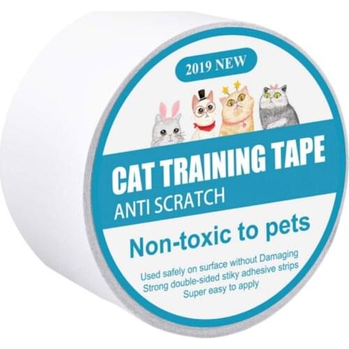 1000*6.35cm Transparent Cat Anti-Scratch Tape Roll Furniture Guards Couch Protector Cat Scratch Prevention Sticker For Sofa/Door