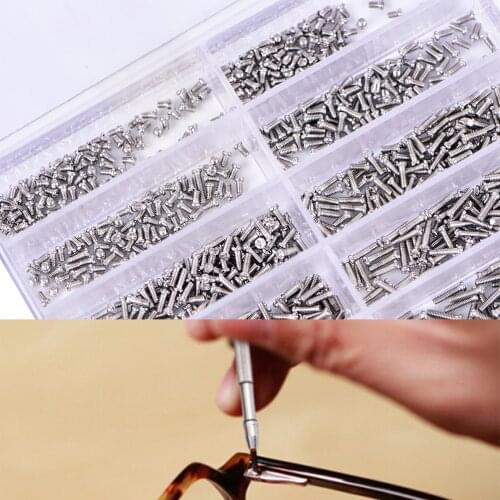 1000pcs/set Assorted Screws For Watch Clock Eye Glasses Watchmaker Repair Part Tool Wholesale