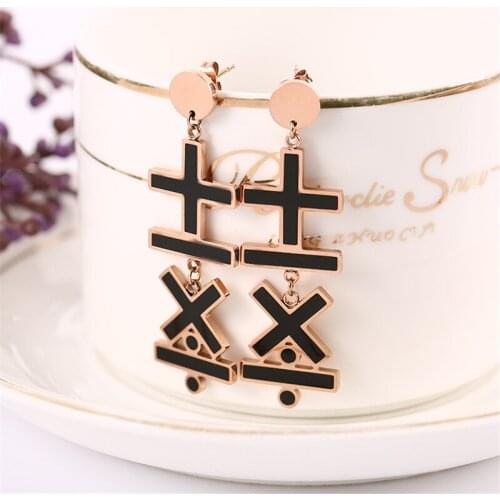 ZRM Personality Atmospheric Addition, Subtraction, Multiplication and Division of Geometric Digital Ear Studs