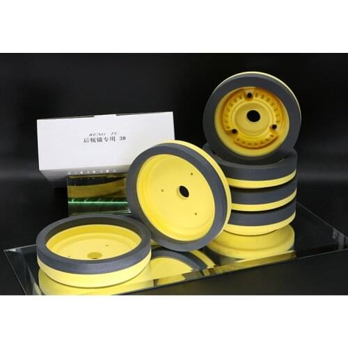 Car Rearview mirror Beveling Resin wheels 150/175x22-15x12 Grit 3#/#4/#5/#6/#7 for glass beveling machine,beveller resin wheels