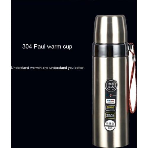 Hot Water Bottle Bullet Stainless Steel Thermos Bottle High-end Gift Cup Cartoon Thermos Cup 500ml Vacuum Flask Kettle