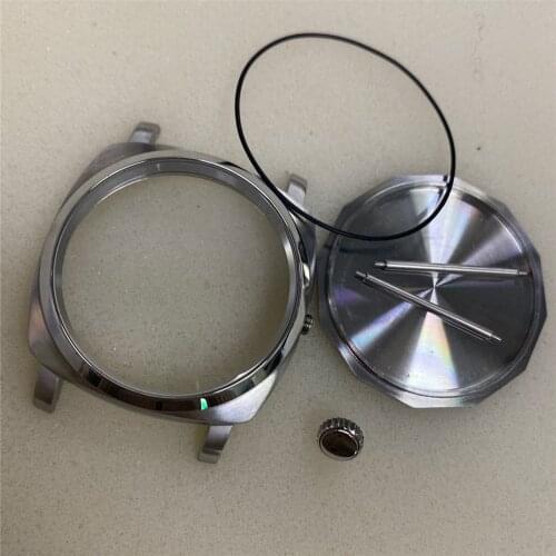 47MM Stainless Steel Watch Case for ST3620 Movement Replacement Brushed Watch Shell for ETA 6497/6498 Watch Movement Accessories