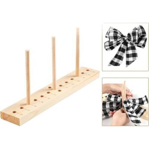 1 Set Wood Bow Maker DIY Bowknot Tool Wreath Bowing Making Kit DIY Kinds Of Bow Maker For Party Ribbon Crafts Wedding Decoration