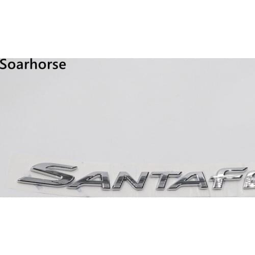 For Hyundai Santa Fe Sports 2013-2016 New Style Lettering Trunk Rear Emblem Sticker