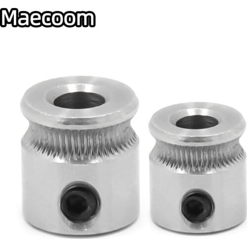 MK7 MK8 Extruder Drive Gear Bore 5mm For 1.75mm/3.0mm Hobbed Gear For Makerbot Reprap Mendel High Quality Stainless Steel