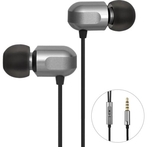 GGMM C700 In-Ear Earphone Ear phones with Mic 3.5mm 100% Full Metal Headset Wired Earphone for iPhone X XS Max Xiomi Mp3 Player