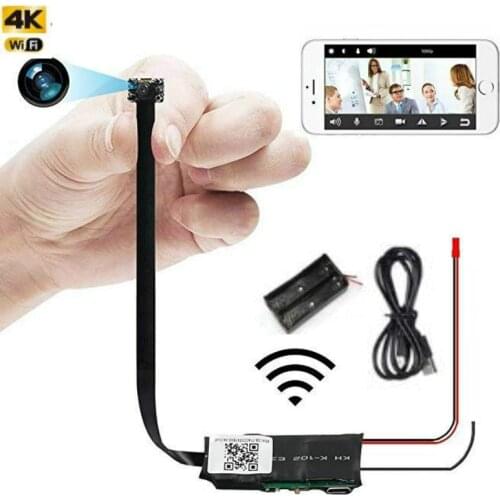 4 K WIFI Network Camera Webcam IP P2P HD Wide Angle Mini Camera DIY Wireless Cam Module Motion Activated DV Camcorder Small